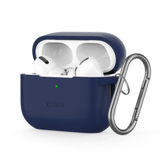 COPERTURA TECH-PROTECT IN SILICONE CON GANCIO PER APPLE AIRPODS PRO 1 / 2 BLU NAVY