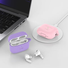 CUSTODIA TECH-PROTECT SILICONE HOOK APPLE AIRPODS PRO 1 / 2 NEON ORANGE