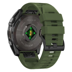CINTURINO TECH-PROTECT IN SILICONE LINE GARMIN FENIX 5 / 6 / 6 PRO / 7 / 8 (47 MM) / E VERDE MILITARE