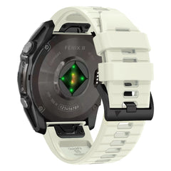 CINTURINO TECH-PROTECT IN SILICONE PER GARMIN FENIX 5 / 6 / 6 PRO / 7 / 8 (47 MM) / E TITANIO