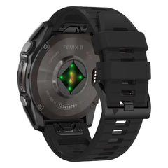 CINTURINO TECH-PROTECT IN SILICONE PER GARMIN FENIX 5X / 5X PLUS / 6X / 6X PRO / 7X / 8 (51 MM) NERO