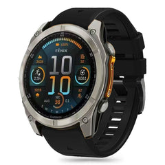 CINTURINO TECH-PROTECT IN SILICONE PER GARMIN FENIX 5X / 5X PLUS / 6X / 6X PRO / 7X / 8 (51 MM) NERO