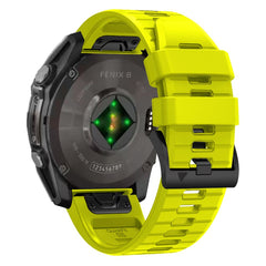 CINTURINO TECH-PROTECT IN SILICONE PER GARMIN FENIX 5X / 5X PLUS / 6X / 6X PRO / 7X / 8 (51 MM) LIME