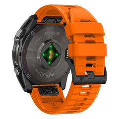 CINTURINO TECH-PROTECT IN SILICONE PER GARMIN FENIX 5X / 5X PLUS / 6X / 6X PRO / 7X / 8 (51 MM) ARANCIONE