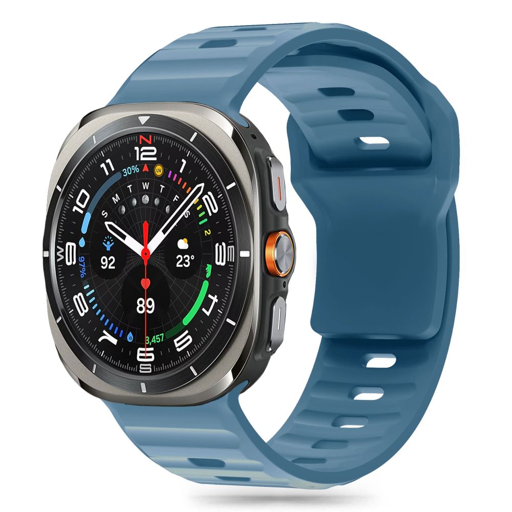 CINTURINO TECH-PROTECT IN SILICONE LINE SAMSUNG GALAXY WATCH ULTRA (47 MM) MONTEGO BLUE