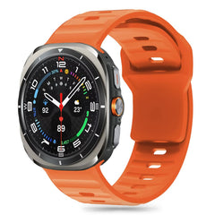 CINTURINO TECH-PROTECT IN SILICONE LINE PER SAMSUNG GALAXY WATCH ULTRA (47 MM) ARANCIONE