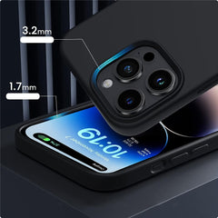 CUSTODIA TECH-PROTECT SILICONE MAGSAFE IPHONE IPHONE 12 / 12 PRO NERA