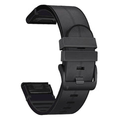 CINTURINO TECH-PROTECT IN SILICONE PU PER GARMIN FENIX 5X / 5X PLUS / 6X / 6X PRO / 7X / 8 (51 MM) NERO