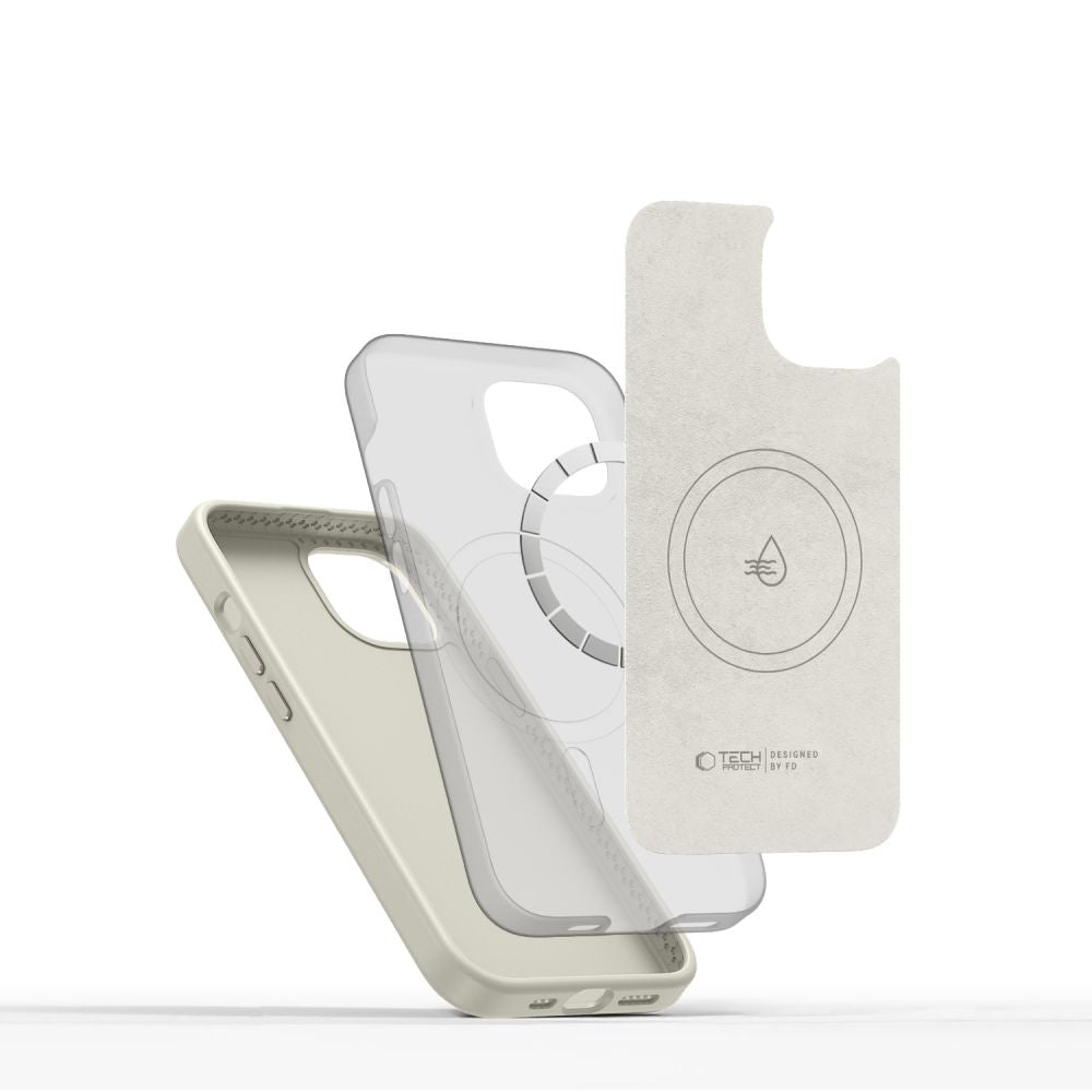 COPERTURA TECH-PROTECT SILICONE PURE MAGSAFE IPHONE 14 COSMIC LATTE