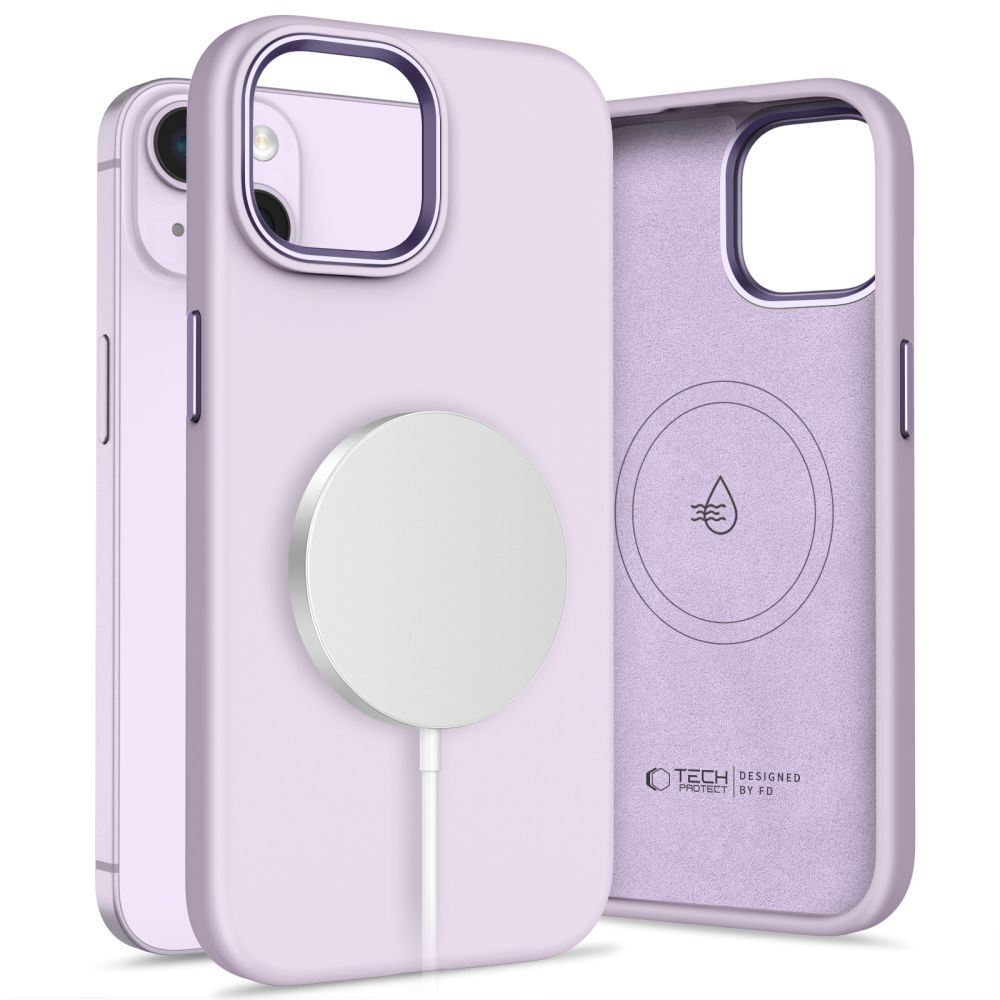 COPERTURA TECH-PROTECT SILICONE PURE MAGSAFE IPHONE 14 MAUVE