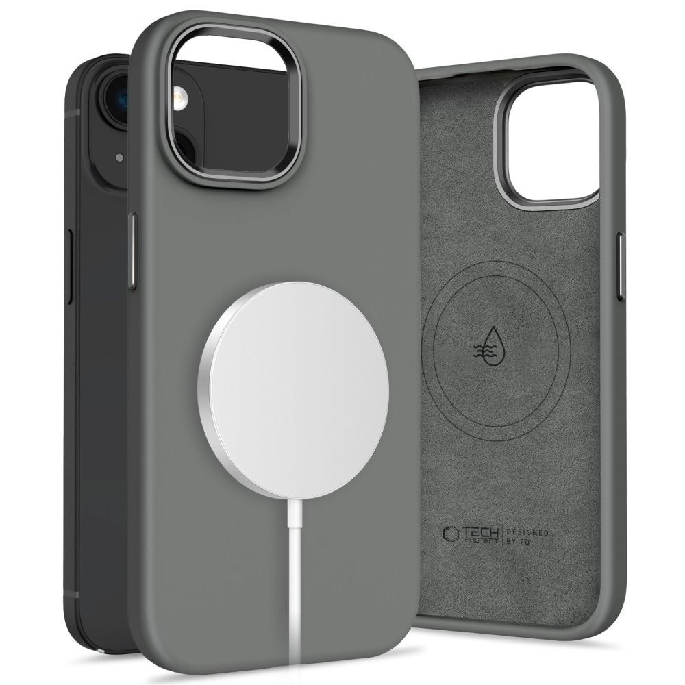 COPERTURA TECH-PROTECT SILICONE PURE MAGSAFE IPHONE 15 CLAY