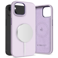 COPERTURA TECH-PROTECT SILICONE PURE MAGSAFE IPHONE 15 MAUVE
