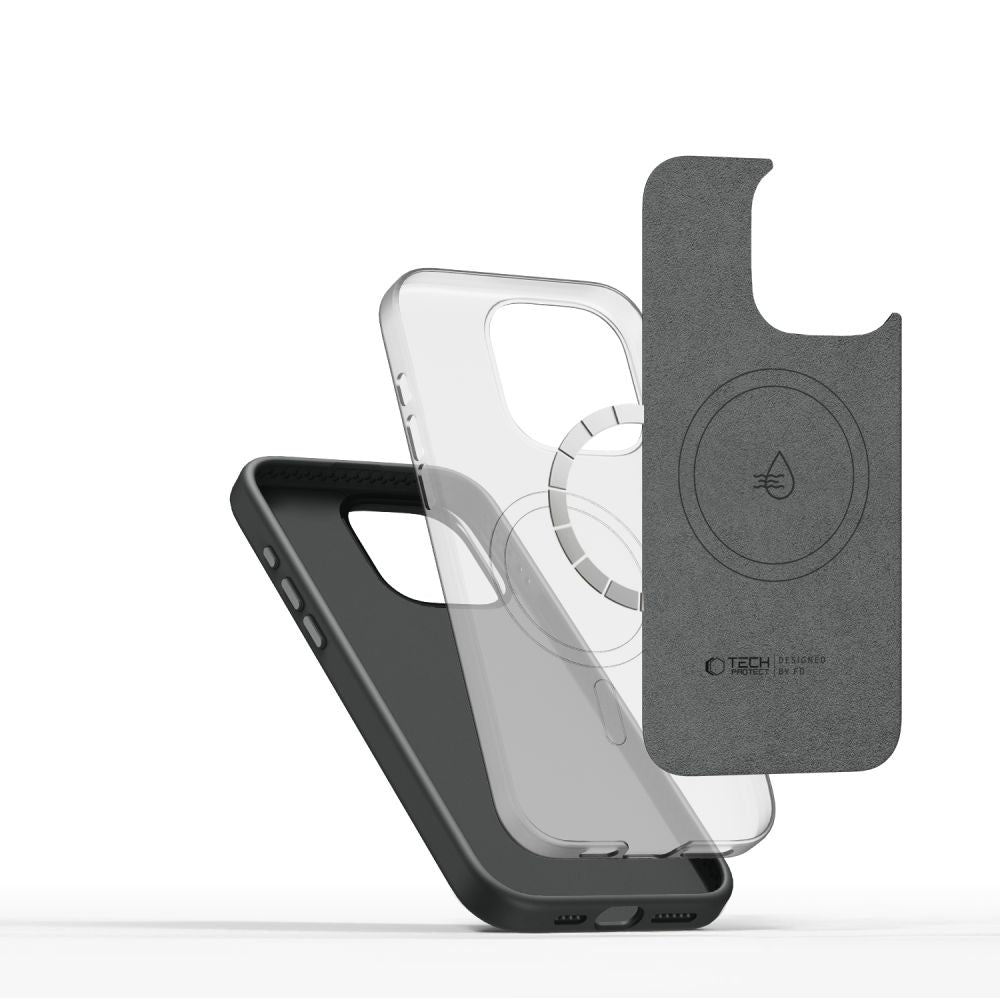 COPERTURA TECH-PROTECT SILICONE PURE MAGSAFE IPHONE 15 PRO CLAY