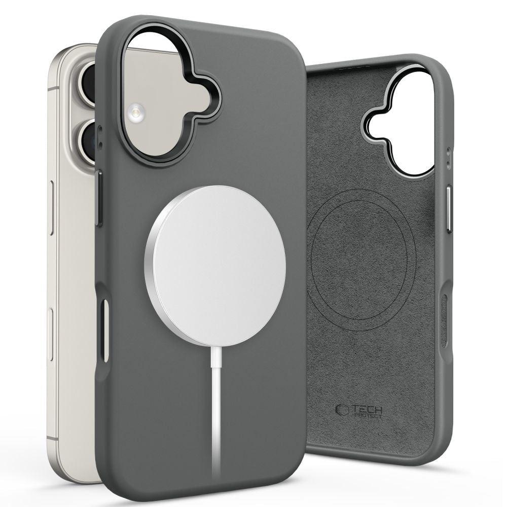 COPERTURA TECH-PROTECT SILICONE PURE MAGSAFE IPHONE 16 CLAY