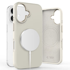COPERTURA TECH-PROTECT SILICONE PURE MAGSAFE IPHONE 16 COSMIC LATTE