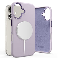 COPERTURA TECH-PROTECT SILICONE PURE MAGSAFE IPHONE 16 MAUVE