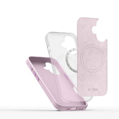 COPERTURA TECH-PROTECT SILICONE PURE MAGSAFE IPHONE 16 PINK PEARL