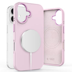 COPERTURA TECH-PROTECT SILICONE PURE MAGSAFE IPHONE 16 PINK PEARL