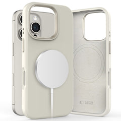 COPERTURA TECH-PROTECT SILICONE PURE MAGSAFE IPHONE 16 PRO MAX COSMIC LATTE