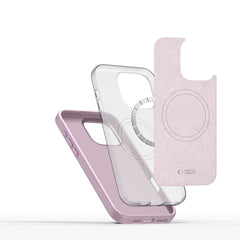 COPERTURA TECH-PROTECT SILICONE PURE MAGSAFE IPHONE 16 PRO MAX PINK PEARL