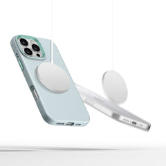 COPERTURA TECH-PROTECT SILICONE PURE MAGSAFE IPHONE 16 PRO MAX AZZURRO CIELO