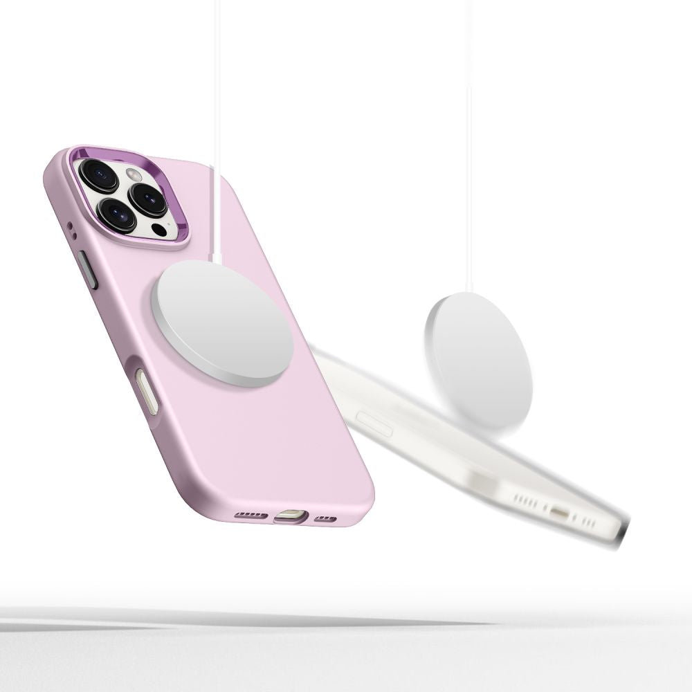 COPERTURA TECH-PROTECT SILICONE PURE MAGSAFE IPHONE 16 PRO PINK PEARL