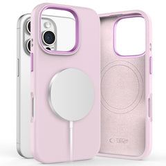 COPERTURA TECH-PROTECT SILICONE PURE MAGSAFE IPHONE 16 PRO PINK PEARL