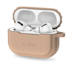 COPERTURA TECH-PROTECT IN SILICONE PER CAVO APPLE AIRPODS PRO 1 / 2 CAFFÈ LATTE