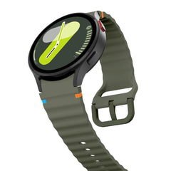 TECH-PROTECT SILICONE SPORT SAMSUNG GALAXY WATCH 4 / 5 / 5 PRO / 6 / 7 / FE VERDE ARMATO