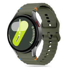 TECH-PROTECT SILICONE SPORT SAMSUNG GALAXY WATCH 4 / 5 / 5 PRO / 6 / 7 / FE VERDE ARMATO