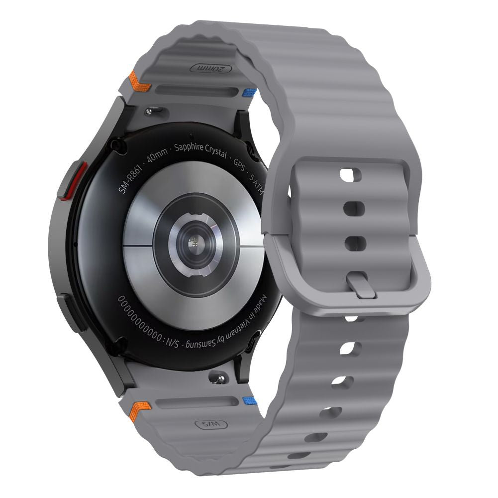 TECH-PROTECT SILICONE SPORT SAMSUNG GALAXY WATCH 4 / 5 / 5 PRO / 6 / 7 / FE GRIGIO CRAYON