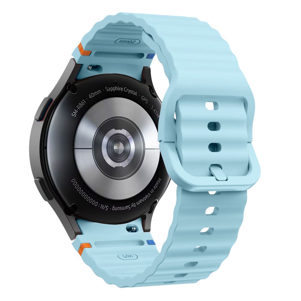 TECH-PROTECT SILICONE SPORT SAMSUNG GALAXY WATCH 4 / 5 / 5 PRO / 6 / 7 / FE BLU CIELO