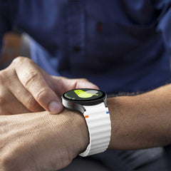 TECH-PROTECT SILICONE SPORT SAMSUNG GALAXY WATCH 4 / 5 / 5 PRO / 6 / 7 / FE BIANCO