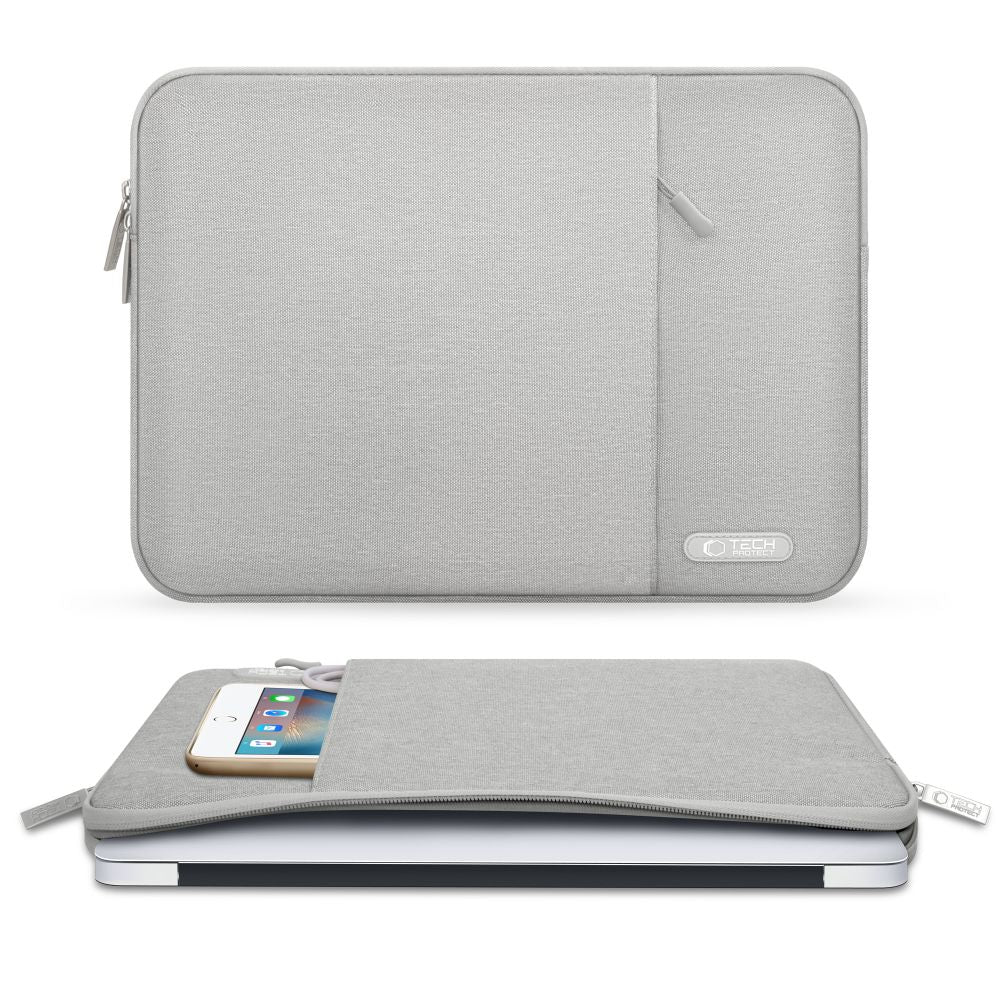 TECH-PROTECT SLEEVE PER LAPTOP 13-14 GRIGIO CRAYON