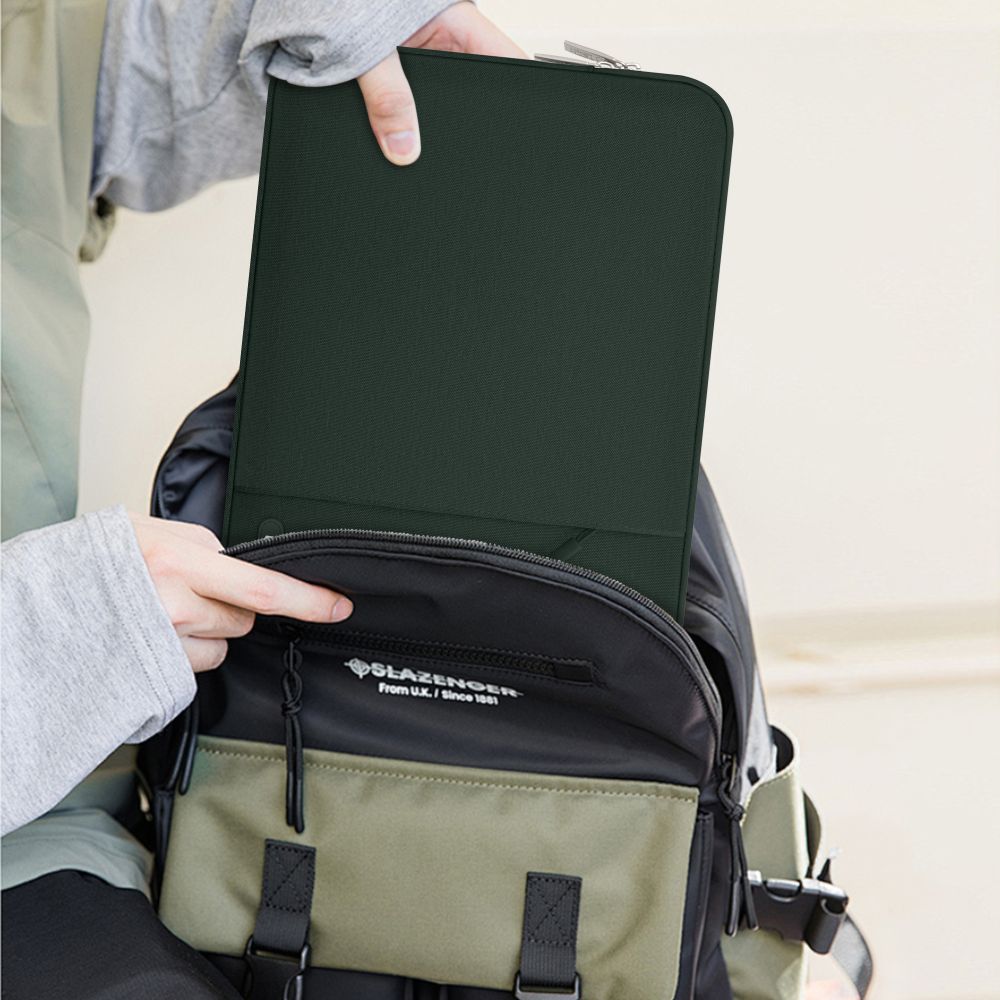 BORSA PER MACBOOK - SLEEVE PROTETTIVO PER LAPTOP 13-14 VERDE MEZZANOTTE