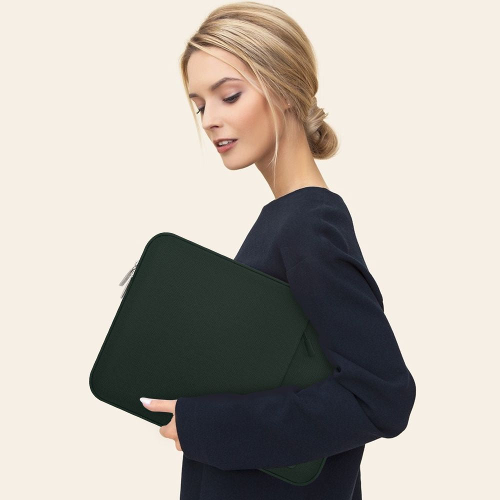 BORSA PER MACBOOK - SLEEVE PROTETTIVO PER LAPTOP 13-14 VERDE MEZZANOTTE