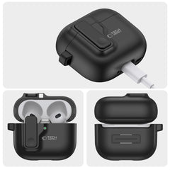 CUSTODIA TECH-PROTECT SLIM HOOK APPLE AIRPODS 4 NERA