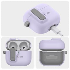 CUSTODIA TECH-PROTECT SLIM HOOK APPLE AIRPODS 4 LAVANDA