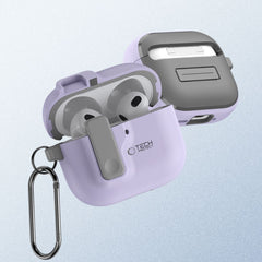 CUSTODIA TECH-PROTECT SLIM HOOK APPLE AIRPODS 4 LAVANDA