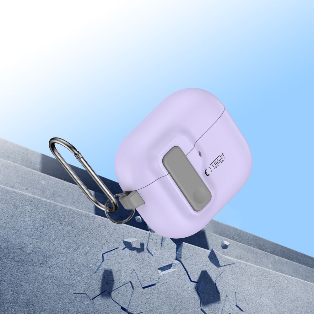 CUSTODIA TECH-PROTECT SLIM HOOK APPLE AIRPODS 4 LAVANDA