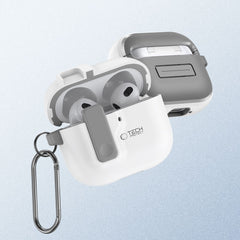 CUSTODIA TECH-PROTECT SLIM HOOK APPLE AIRPODS 4 BIANCA