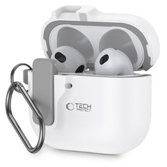 CUSTODIA TECH-PROTECT SLIM HOOK APPLE AIRPODS 4 BIANCA