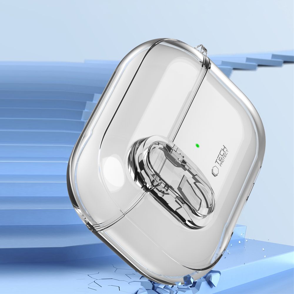TECH-PROTECT SLIM HOOK APPLE AIRPODS PRO 1 / 2 TRASPARENTE