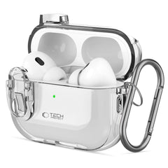 TECH-PROTECT SLIM HOOK APPLE AIRPODS PRO 1 / 2 TRASPARENTE
