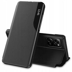 COPERTINA PER LIBRO PER XIAOMI REDMI NOTE 12 PRO / POCO X5 PRO 5G HEYCASE SMART VIEW NERA