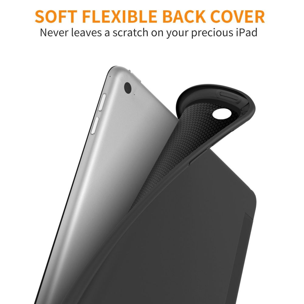 COPERTURA / INGRESSO PER IPAD 9.7 5 / 6 / 2017-2018 TECH-PROTECT SMARTCASE NERA