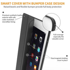 COPERTURA / INGRESSO PER IPAD 9.7 5 / 6 / 2017-2018 TECH-PROTECT SMARTCASE NERA