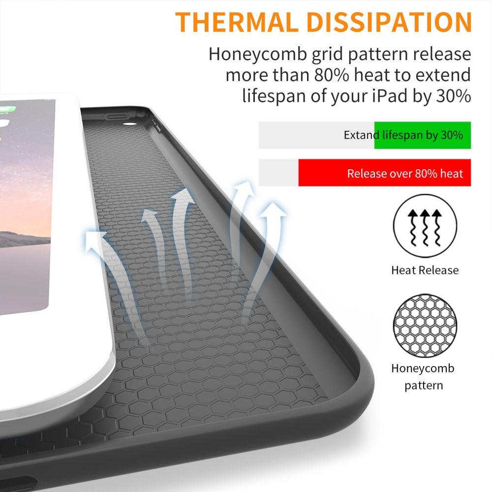 COPERTURA / INGRESSO PER IPAD 9.7 5 / 6 / 2017-2018 TECH-PROTECT SMARTCASE NERA