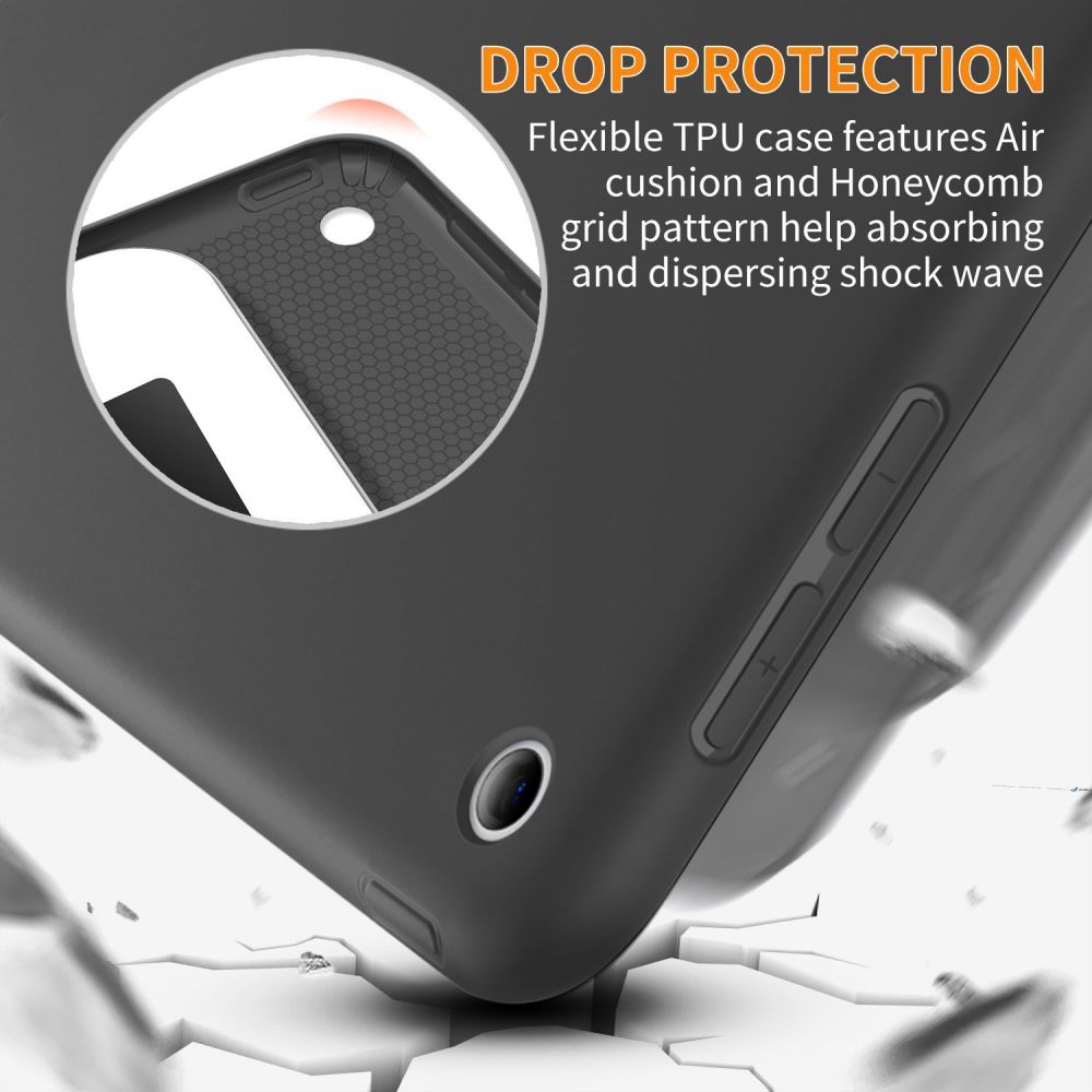 COPERTURA / INGRESSO PER IPAD 9.7 5 / 6 / 2017-2018 TECH-PROTECT SMARTCASE NERA