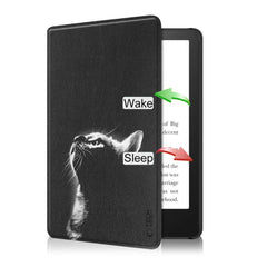 COPERTURA TECH-PROTECT SMARTCASE KINDLE PAPERWHITE VI / 6 / COLORSOFT / EDIZIONE SIGNATURE GATTO NERO